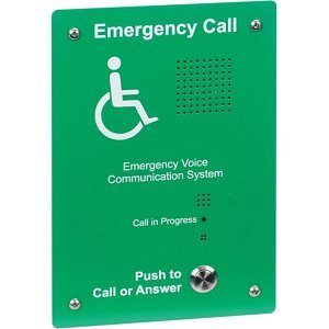 C-TEC EVC302GF Hands-Free EVC Outstation, Flush Mount, Green