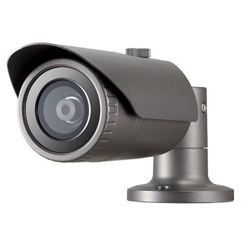 Hanwha QNO-6012R Wisenet Q Series, WDR IP66 2MP 2.8mm Fixed Lens, IR 30M IP Bullet Camera, Grey