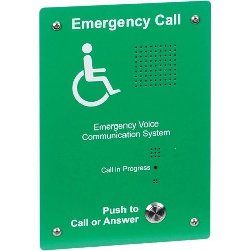 C-TEC EVC302GF Hands-Free EVC Outstation, Flush Mount, Green