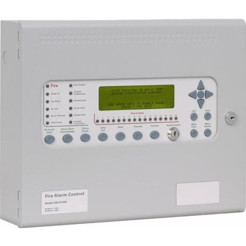 Kentec LA80161M2 Syncro AS 1 Loop Fire Panel Lite with Control Keyswitch, Apollo Protocol, 16 Zones